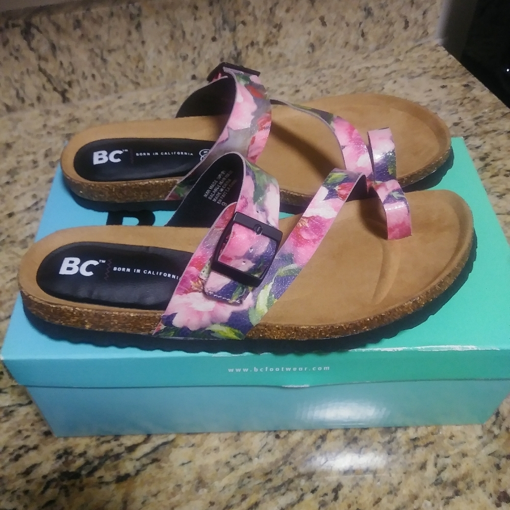 BC Footwear Toe-Ring Sandal - 9M